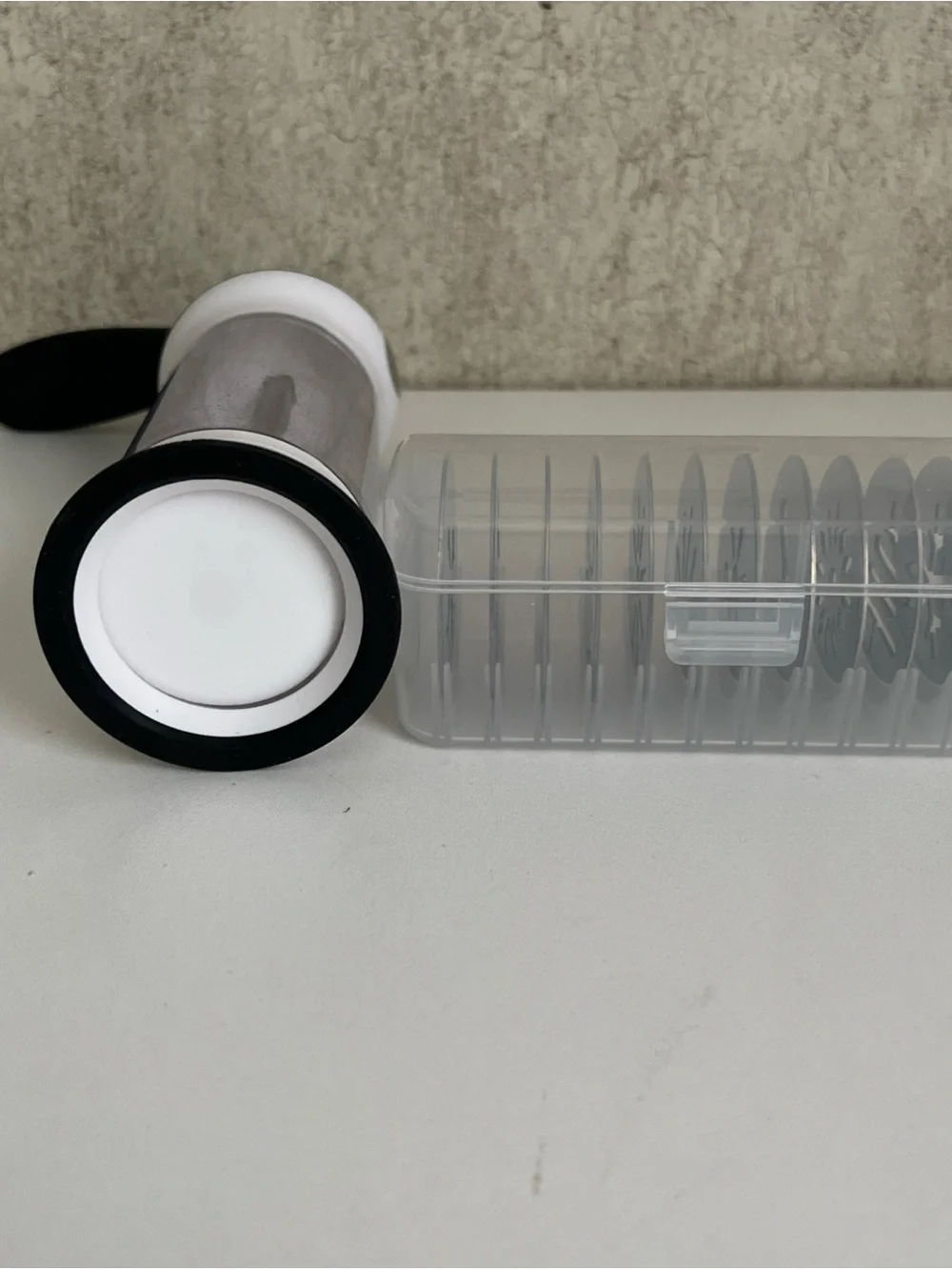 OXO Good Grips 14 Piece Cookie Press Set Stainless with 12 Disk & Storage Case